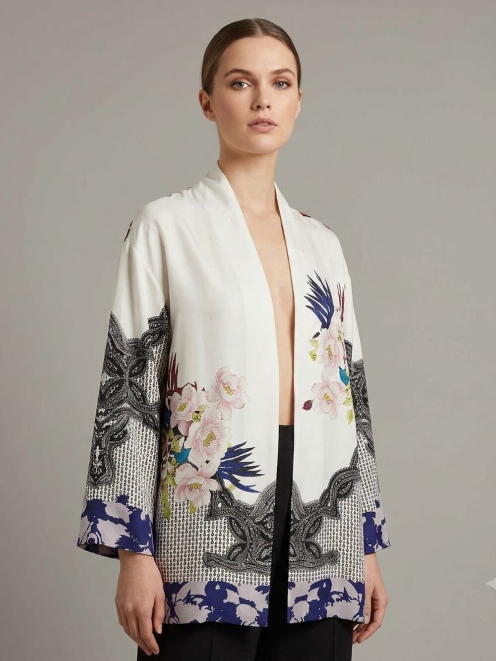 Etro open cardigan with floral pattern size 38